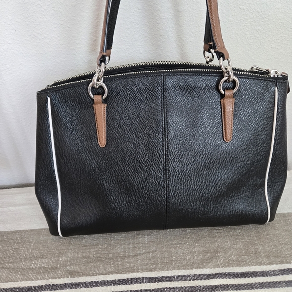 Coach Christie Carryall Bag Contrast Stitching,  F57488 - Picture 9 of 17